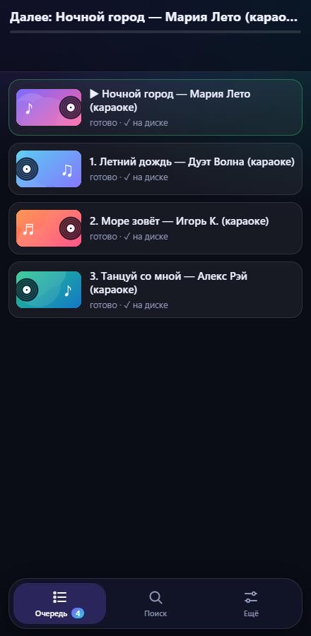 Очередь гостя